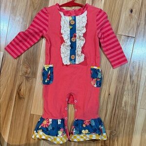Ricrac & Ruffles romper